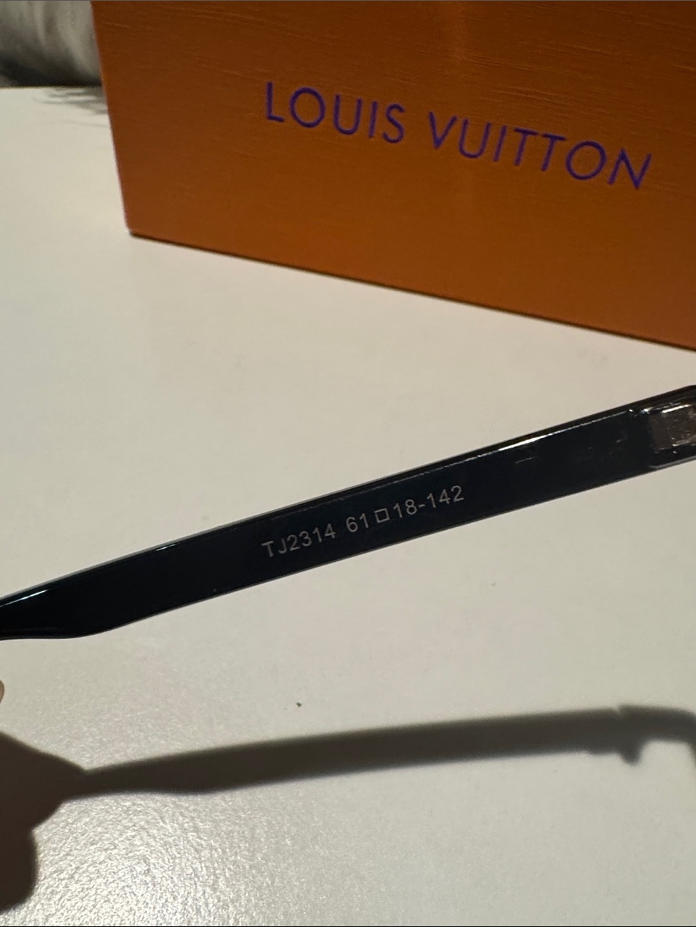 Louis Vuitton Gold Frame Sunglasses with Dark Gray Lenses and Black Temples - Picture 4 of 8
